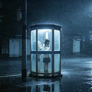 街角电话亭