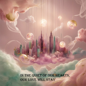 In the quiet of our hearts our love will stay