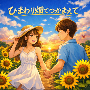 ひまわり畑でつかまえて