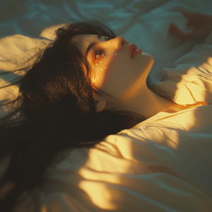 割れた写真の中の二人