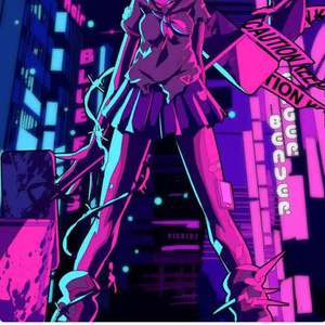 少 女 腳 下 是 霓 虹