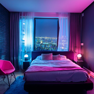 Serene Soundwaves In The City Night