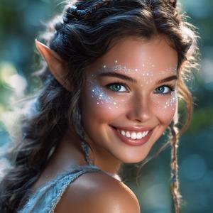 Эльфийка Зажигает