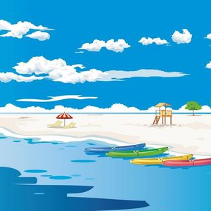 炎热夏天
