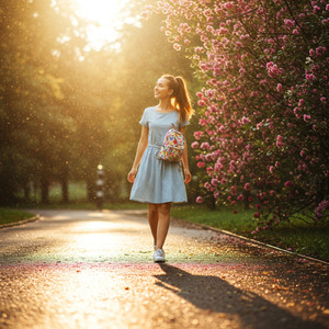 Brilliance after the rain