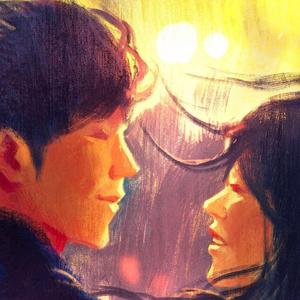 你是落日弥漫橘色天边透亮的星