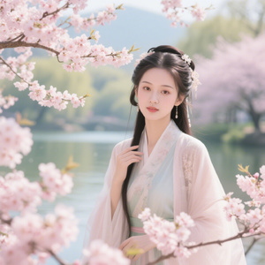 桃花为你开