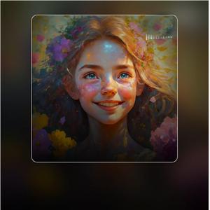 미소가 예쁜 그녀