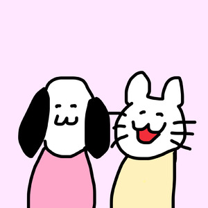 わんことにゃんこ