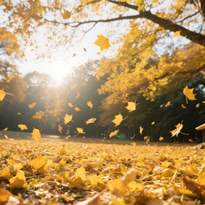 秋风扫落满地黄