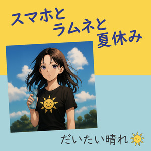 スマホとラムネと夏休み