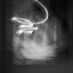 on the surface of clear water