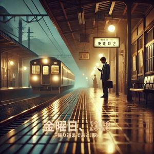 金曜日、23:28 -~帰り道まであと2駅~-