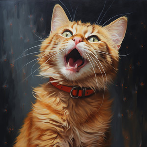 Serenidad De Gatos Con Truenos