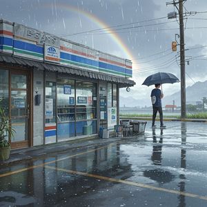 晴日骤雨