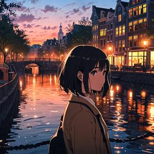 運河沿いのカフェ・アンビエント