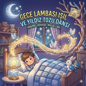 Gece Lambası Işıl Ve Yıldız Tozu Dansı