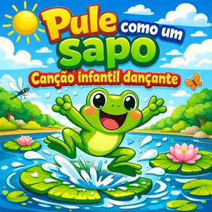Pule Como um Sapo - Canção Infantil Dançante