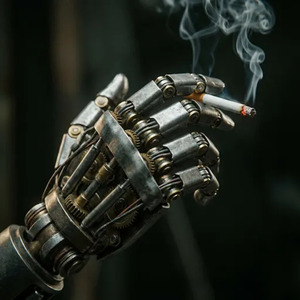 灯りの消えた交差点