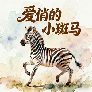 爱俏的小斑马(快乐阳光)