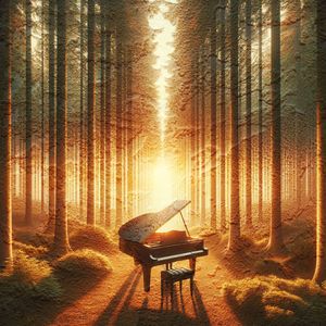Piano Hues of Dusk