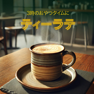 3時のおやつタイムに　ティーラテ