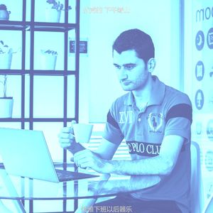 柔和的午休时间时刻