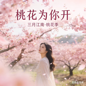 桃花为你开