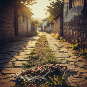 Bahçelerde Mor Meni