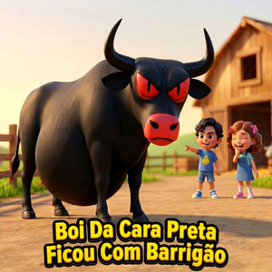 Boi da Cara Preta Ficou Com Barrigão
