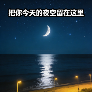 把你今天的夜空留在这里