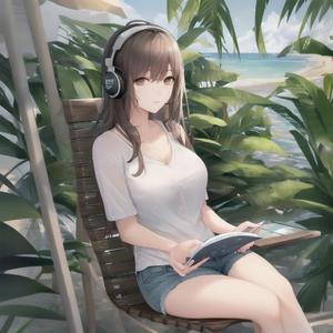 読書とギターと海の音 カフェBGM 作業用