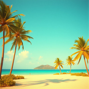 港町のカフェから聞こえる潮風レゲエ