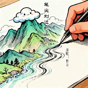 笔尖划过的山川