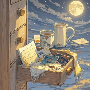 旧抽屉里的月光