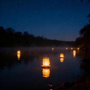 Floating Lanterns – Warm Night