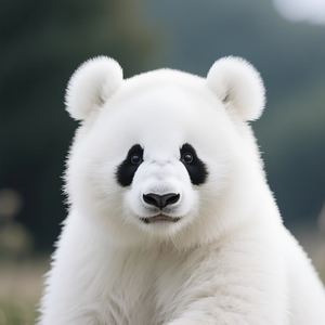 白色的熊猫