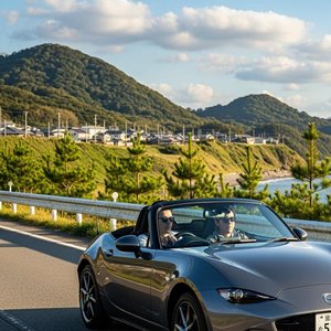 助手席の君の笑顔に