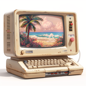 你在济州岛，我在公司搞