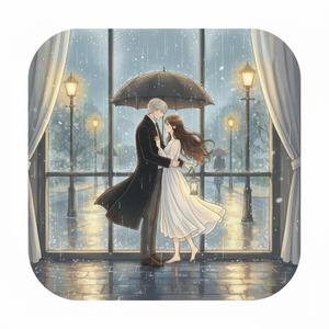 창문 너머의 비