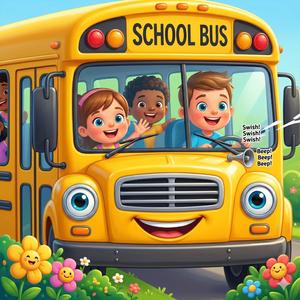 WHEELS ON THE BUS GO ROUND AND ROUND