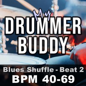BPM 47 (Blues Shuffle Drums, Backing Tracks for Practice, Jamming, and Songwriters)