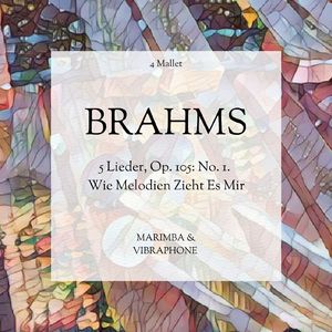 Brahms:5 Lieder, Op. 105: No. 1. Wie Melodien Zieht Es Mir (Marimba)