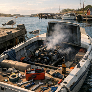 Null peiling på båt