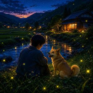 蛍の向こうで走ってる (星灯り版)
