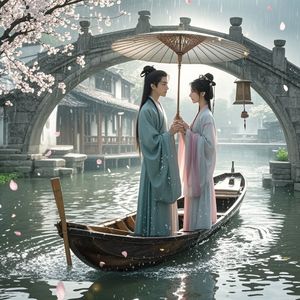 青衫雨巷遇-妤洛