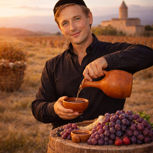 Прорвала лоно синевы