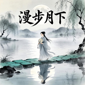 漫步月下