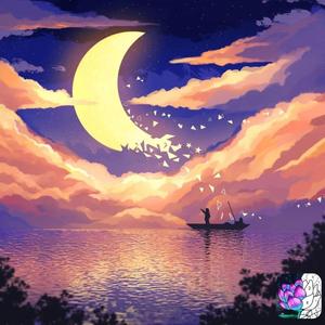 月の光が美しい