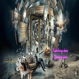 Revolving doors Opening wide